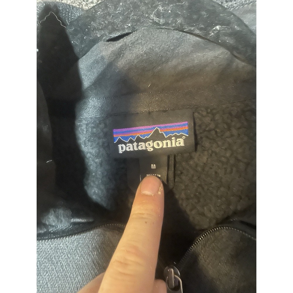 Patagonia Better Sweater Women's Medium Full Zip Black Fleece Jacket Long Sleeve - Picture 2 of 6